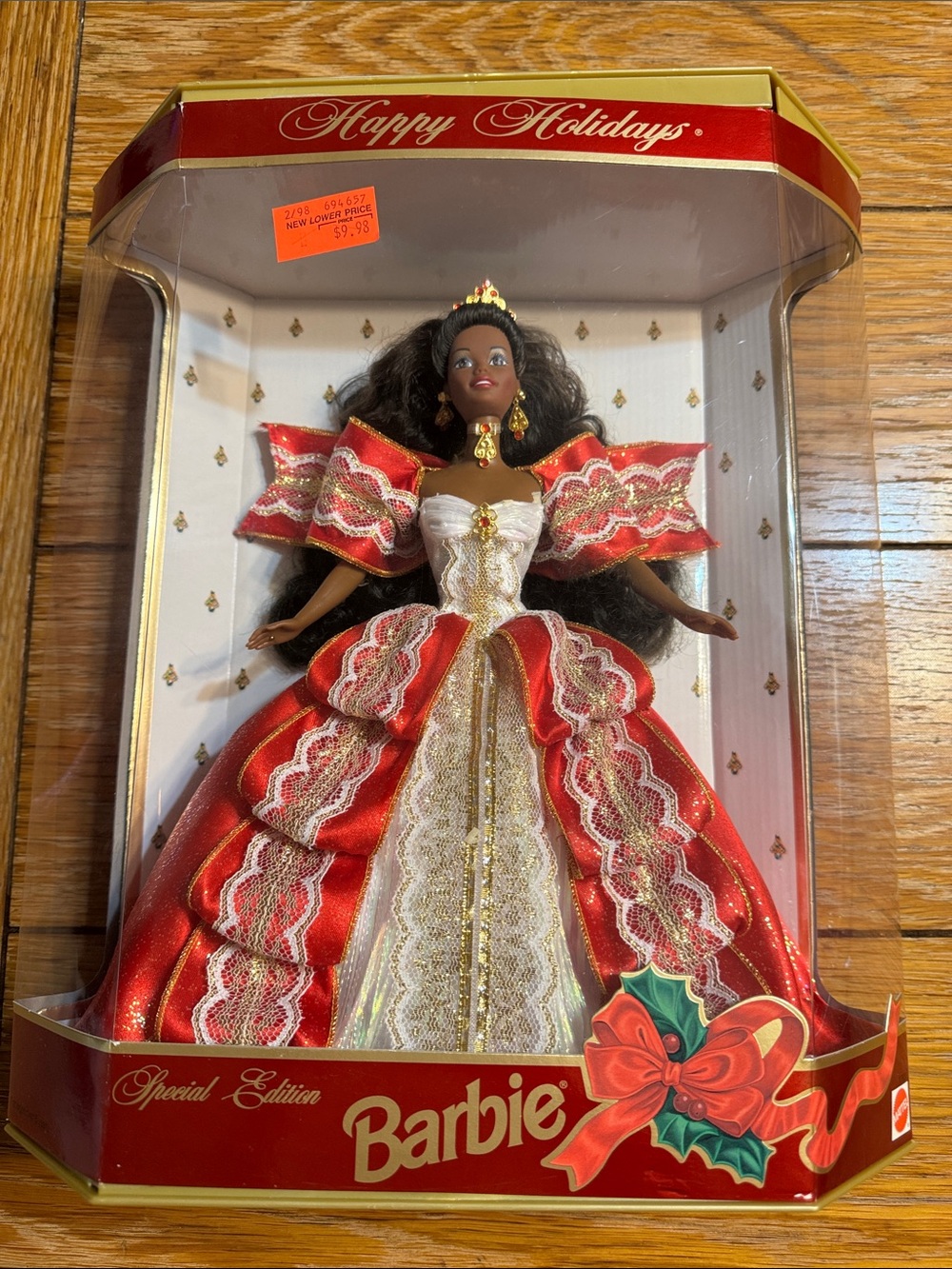 Barbie 10th Anniversary Happy Hoidays Special Edition Doll
